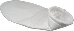 Pentair - 1 Micron, Size 4, 20 GPM Max Flow, High Efficiency Bag Filter - 4.1 Inch Diameter, 14 Inch Long, 1 Sq. Ft. - Industrial Tool & Supply