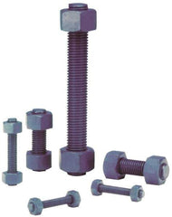 Dan-Loc Bolt & Gasket - 7/8-9 3-1/2" OAL Fully Threaded Stud - Alloy Steel, Plain Finish - Industrial Tool & Supply