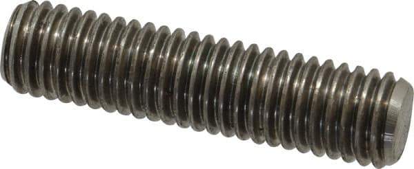 Dan-Loc Bolt & Gasket - 1/2-13 2" OAL Fully Threaded Stud - Stainless Steel, Plain Finish - Industrial Tool & Supply