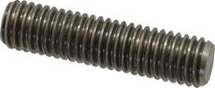 Dan-Loc Bolt & Gasket - 1/2-13 2" OAL Fully Threaded Stud - Stainless Steel, Plain Finish - Industrial Tool & Supply