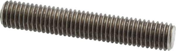Dan-Loc Bolt & Gasket - 1/2-13 3" OAL Fully Threaded Stud - Stainless Steel, Plain Finish - Industrial Tool & Supply