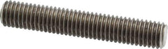 Dan-Loc Bolt & Gasket - 1/2-13 3" OAL Fully Threaded Stud - Stainless Steel, Plain Finish - Industrial Tool & Supply