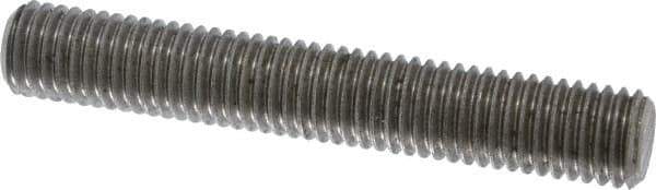 Dan-Loc Bolt & Gasket - 5/8-11 4" OAL Fully Threaded Stud - Stainless Steel, Plain Finish - Industrial Tool & Supply