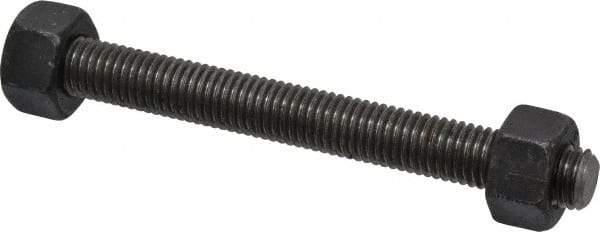 Dan-Loc Bolt & Gasket - 5/8-11 6" OAL Fully Threaded Stud - Alloy Steel, Plain Finish - Industrial Tool & Supply