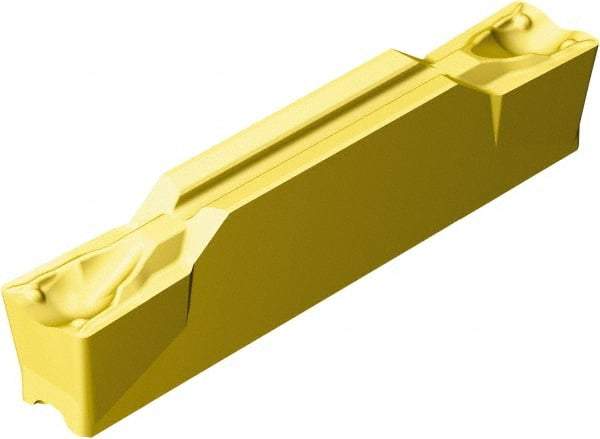 Sandvik Coromant - 800N123L2 TF Grade 2135, 8mm Cutting Width Carbide Grooving Insert - 4mm Max Depth of Cut, Neutral, 0.8mm Corner Radius, TiCN/Al2O3/TiN Finish - Industrial Tool & Supply