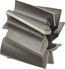 Made in USA - 1-1/2" Diam, 1/2" Arbor Hole Diam, 1-1/8" Length of Cut, 8 Flute, High Speed Steel, Finisher Shell End Mill - Right Hand Cut, Right Hand Spiral Flute, Uncoated - Industrial Tool & Supply