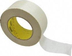 3M - 60 Yd Long x 2" Wide, Series 361, White Silicone Glass Cloth Tape - 7.5 mil Thick, 182 Lb/In Tensile Strength - Industrial Tool & Supply