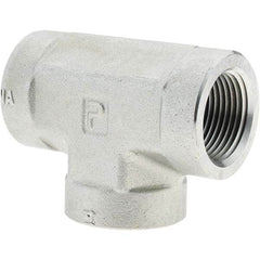 Parker - Industrial Pipe Fittings Type: Female Tee Female Thread Size: 1-11-1/2 - Industrial Tool & Supply