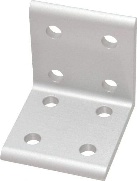 80/20 Inc. - 1-7/8" Wide, 2" High, Open Shelving Polymer Shelf - Aluminum, 2" Deep, Use with Series 10 & Bolt Kit 3393 - Industrial Tool & Supply