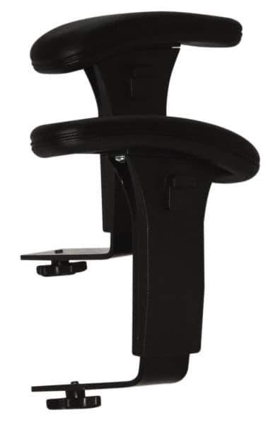 Bevco - Black Adjustable Arms - For Nonconductive Stools/Chairs - Industrial Tool & Supply