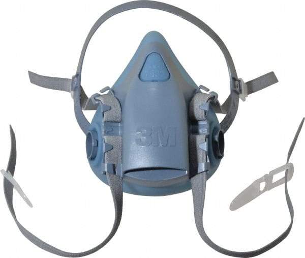 3M - Series 7500, Size M Half Mask Respirator - 4-Point Suspension, Bayonet Connection - Industrial Tool & Supply