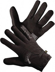 HexArmor - Size S (7), ANSI Cut Lvl A9, Puncture Lvl 4, Spandex/SuperFabric Cut Resistant Gloves - 9.05" Long, SuperFabric Lining, Elastic Cuff, Black, Paired - Industrial Tool & Supply