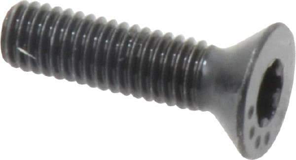 Camcar - #10-32 UNF Torx Plus Drive, 82° Flat Screw - Alloy Steel, Black Oxide Finish, Fully Threaded, 3/4" OAL - Industrial Tool & Supply