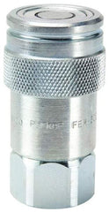 Parker - 1-1/16-12 SAE Steel Hydraulic Hose Female Straight Thread Coupler - 3,625 psi - Industrial Tool & Supply