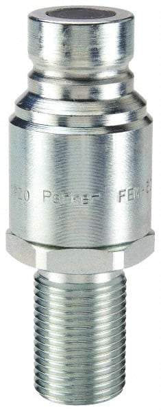 Parker - 1-14 SAE Steel Hydraulic Hose Male Bulkhead Seal-Lok Nipple - 3,625 psi - Industrial Tool & Supply