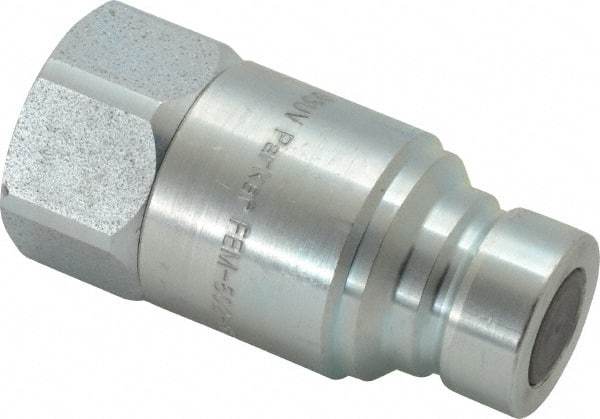 Parker - 1/2-14 NPSF Steel Hydraulic Hose Female Pipe Thread Nipple - 3,625 psi - Industrial Tool & Supply