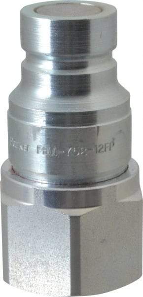 Parker - 3/4 - 14 NPSF Steel Hydraulic Hose Female Pipe Thread Nipple - 3,625 psi - Industrial Tool & Supply