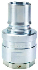 Parker - 2-1/2 NPTF Steel Hydraulic Hose Female Pipe Thread Nipple - 1,000 psi - Industrial Tool & Supply
