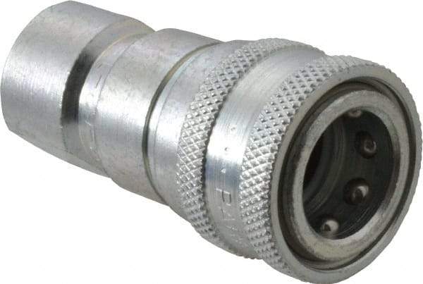 Parker - 3/4-16 SAE ORB Steel Hydraulic Hose Female Straight Thread Coupler - 4,000 psi - Industrial Tool & Supply