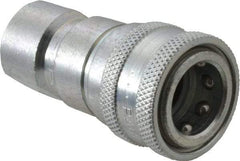 Parker - 3/4-16 SAE ORB Steel Hydraulic Hose Female Straight Thread Coupler - 4,000 psi - Industrial Tool & Supply