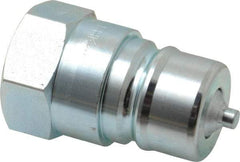 Parker - 3/4 NPTF Steel Hydraulic Hose Female Pipe Thread Nipple - 4,000 psi - Industrial Tool & Supply