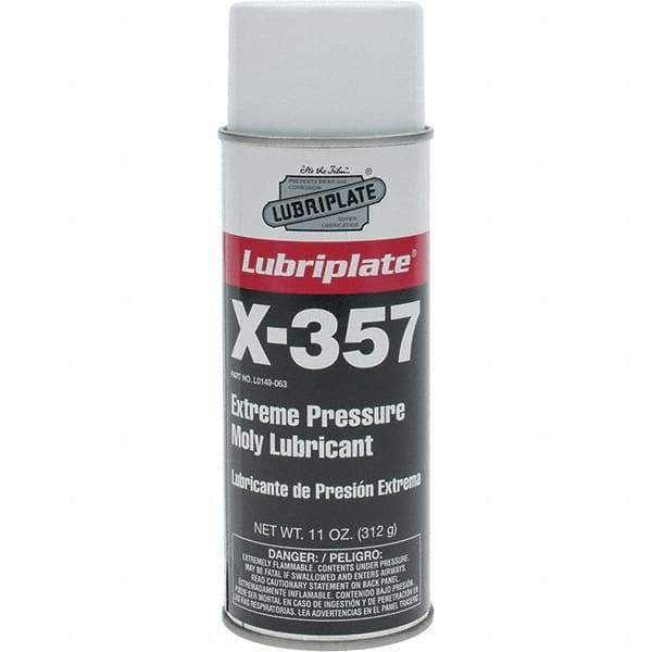 Lubriplate - 11 oz Aerosol Lithium Extreme Pressure Grease - Black, Extreme Pressure, 250°F Max Temp, NLGIG 1, - Industrial Tool & Supply