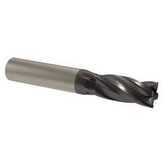M.A. Ford - 1", 4 Flute, Single End, Solid Carbide, 0.06" Corner Radius End Mill - 4" OAL, 35/38° Helix, Right Hand Flute, 1-1/2" LOC, Right Hand Cut - Industrial Tool & Supply