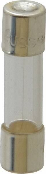 Cooper Bussmann - 250 VAC, 32 VDC, 0.2 Amp, Fast-Acting Miniature Glass Fuse - 20mm OAL, 10 at 125 V kA Rating, 5mm Diam - Industrial Tool & Supply
