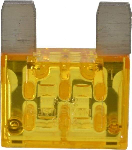 Cooper Bussmann - 20 Amp, 32 VDC, Bussmann MAX-20, Fast Acting Automotive Fuse - 1.35" Long, Yellow, Littlefuse MAX20, Ferraz Shawmut AF3-20 - Industrial Tool & Supply