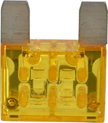 Cooper Bussmann - 20 Amp, 32 VDC, Bussmann MAX-20, Fast Acting Automotive Fuse - 1.35" Long, Yellow, Littlefuse MAX20, Ferraz Shawmut AF3-20 - Industrial Tool & Supply