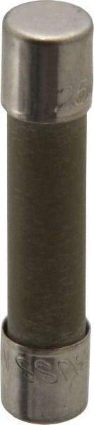 Cooper Bussmann - 250 VAC, 3 Amp, Time Delay Miniature Ceramic Fuse - 1-1/4" OAL, 1/4" Diam - Industrial Tool & Supply