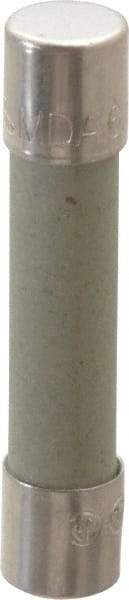 Cooper Bussmann - 250 VAC, 6.25 Amp, Time Delay Miniature Ceramic Fuse - 1-1/4" OAL, 1/4" Diam - Industrial Tool & Supply