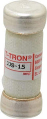 Cooper Bussmann - 600 VAC, 15 Amp, Fast-Acting General Purpose Fuse - Fuse Holder Mount, 1-1/2" OAL, 200 at AC (RMS) kA Rating, 9/16" Diam - Industrial Tool & Supply
