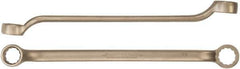 Ampco - 1-7/16" x 1-5/8" 12 Point Offset Box Wrench - Double End, 19-1/4" OAL, Aluminum Bronze - Industrial Tool & Supply