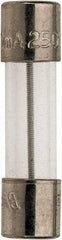 Cooper Bussmann - 250 VAC, 32 VDC, 0.4 Amp, Time Delay Miniature Glass Fuse - 20mm OAL, 10 at 125 V kA Rating, 5mm Diam - Industrial Tool & Supply