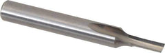 Onsrud - 1/8" Diam, 1/4" Shank Diam, 5/16" Length of Cut, 1 Flute Single Edge Straight Router Bit - 2" Overall Length, Right Hand Cut, Solid Carbide - Industrial Tool & Supply