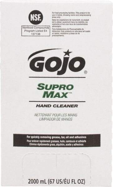 GOJO - 2 L Dispenser Refill Liquid Hand Cleaner - Beige - Industrial Tool & Supply