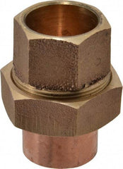 NIBCO - 1" Cast Copper Pipe Union - C x C, Pressure Fitting - Industrial Tool & Supply
