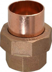 NIBCO - 1-1/2" Cast Copper Pipe Union - C x C, Pressure Fitting - Industrial Tool & Supply