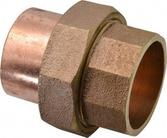 NIBCO - 2" Cast Copper Pipe Union - C x C, Pressure Fitting - Industrial Tool & Supply