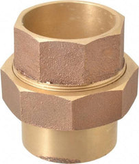 NIBCO - 2-1/2" Cast Copper Pipe Union - C x C, Pressure Fitting - Industrial Tool & Supply
