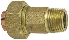 NIBCO - 2-1/2" Cast Copper Pipe Union - C X M, Pressure Fitting - Industrial Tool & Supply