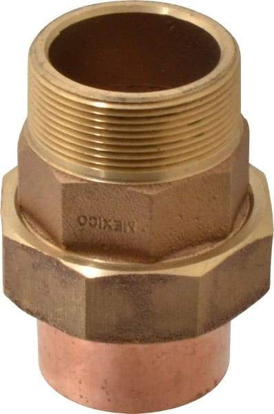 NIBCO - 2" Cast Copper Pipe Union - C X M, Pressure Fitting - Industrial Tool & Supply