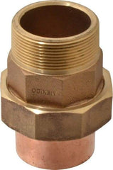 NIBCO - 2" Cast Copper Pipe Union - C X M, Pressure Fitting - Industrial Tool & Supply