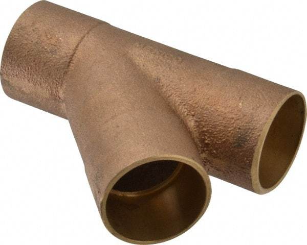 NIBCO - 1-1/4" Cast Copper Pipe 45° Wye - C x C x C, Pressure Fitting - Industrial Tool & Supply