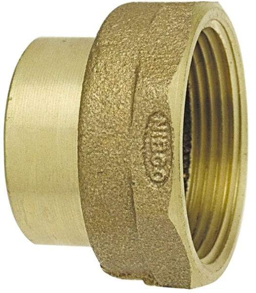 NIBCO - 1-1/2", Cast Copper Drain, Waste & Vent Pipe Adapter - Ftg x F - Industrial Tool & Supply
