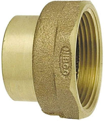 NIBCO - 1-1/2", Cast Copper Drain, Waste & Vent Pipe Adapter - Ftg x F - Industrial Tool & Supply