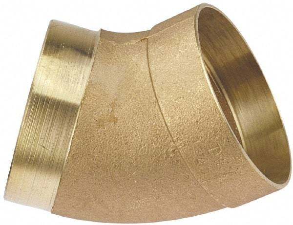 NIBCO - 4", Cast Copper Drain, Waste & Vent Pipe - Ftg x C - Industrial Tool & Supply