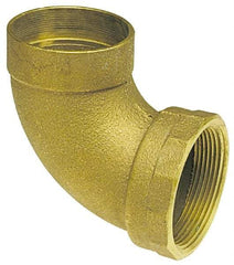 NIBCO - 1-1/2", Cast Copper Drain, Waste & Vent Pipe - C x F - Industrial Tool & Supply