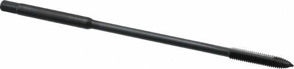 Kennametal - M4x0.70 Metric Coarse 2 Flute D4 Oxide Finish High Speed Steel Spiral Point Extension Tap - Plug Chamfer, 4" OAL, 6H Class of Fit - Industrial Tool & Supply